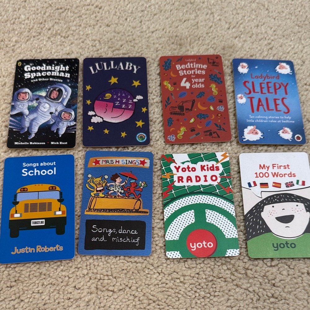 Yoto cards assortment